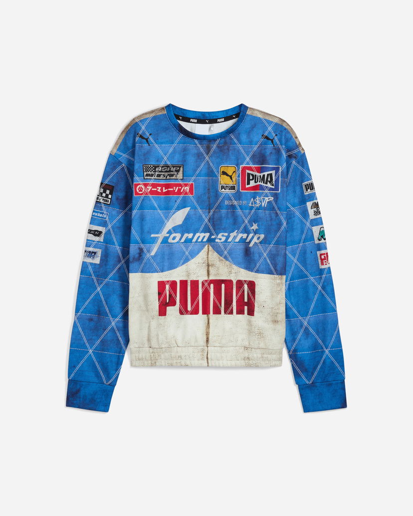 Світшоти Puma A$AP Rocky Quilted Sweatshirt Синій | 631125-01