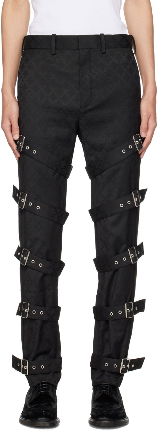 Штани Charles Jeffrey Loverboy Buckle Strap Trousers чорний | 31030101