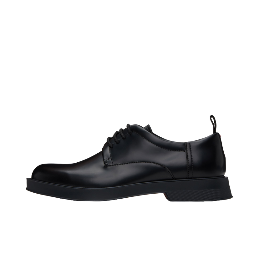 Кросівки та взуття BOSS Hugo Brush-Off Leather Derbys чорний | 50541841