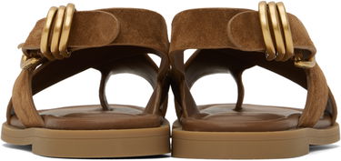 Аксесуари rag & bone rag & bone Gia Suede Crossover Sandals Коричневий | WFF25SF1004SU04, 1