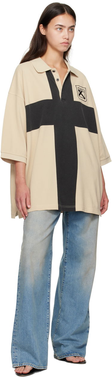 Сорочка поло 032C 032c Fainting Cross Oversized Polo бежевий | F25-URC-0459-550-W, 3