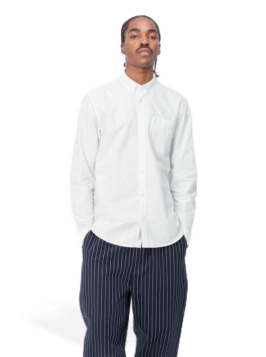 Сорочка Carhartt WIP L/S C-Logo Shirt білий | I030799_0MG_XX