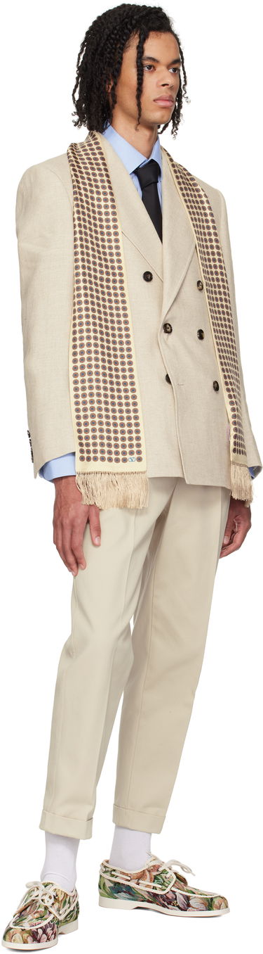 Ремені Valentino Valentino Garavani Wool & Silk Valentie Tie чорний | 6Y2EV194ZFD, 2
