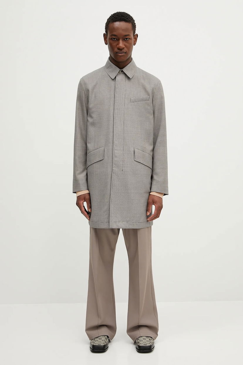 Дощовик Paul Smith Paul Smith Wool Coat Сірий | M1R.443Z.P02631