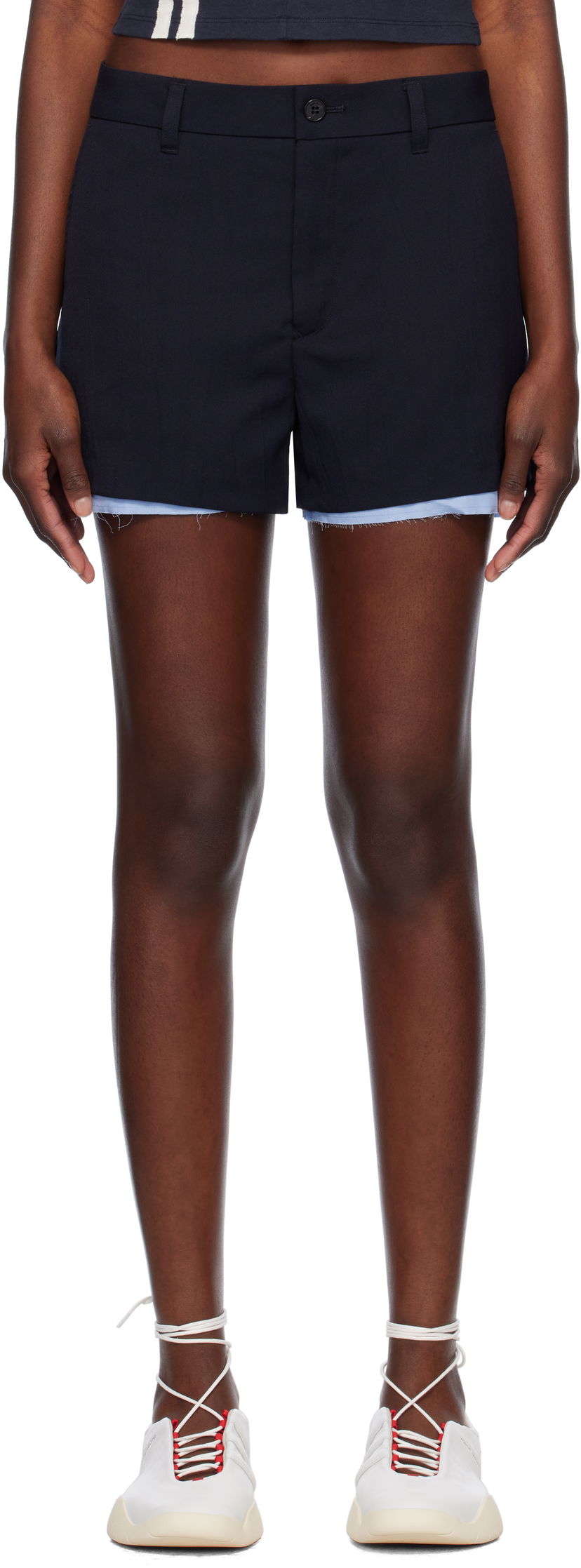 Шорти Ambush AMBUSH Layered Suit Shorts темно-синій | 12115378