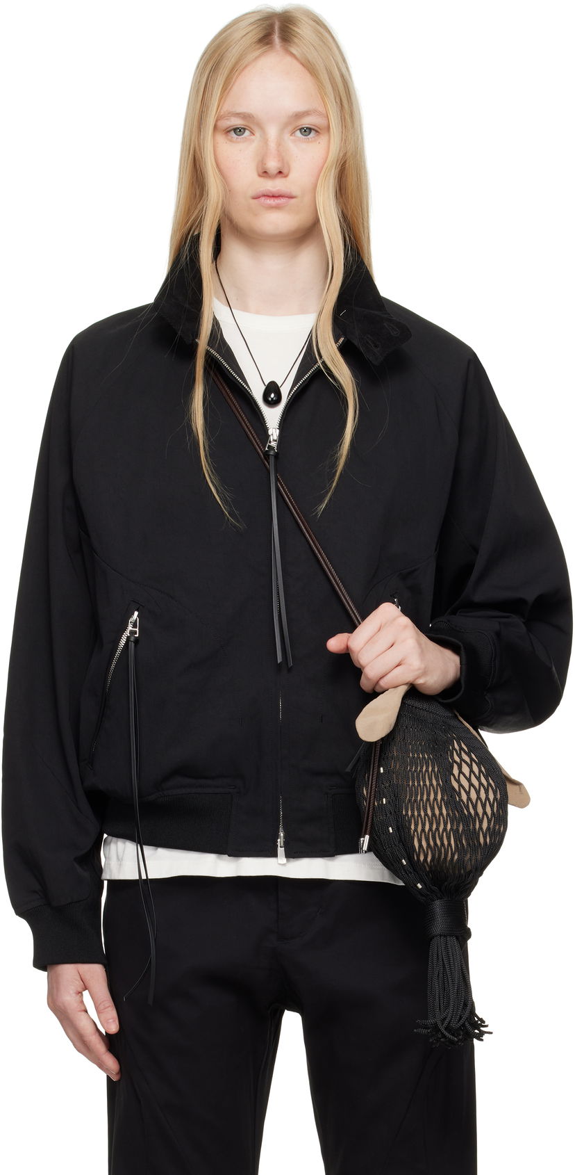 Куртка бомбер Post Archive Faction (PAF) PAF 8.0 Center Bomber Jacket чорний | 8.0 OBC-B