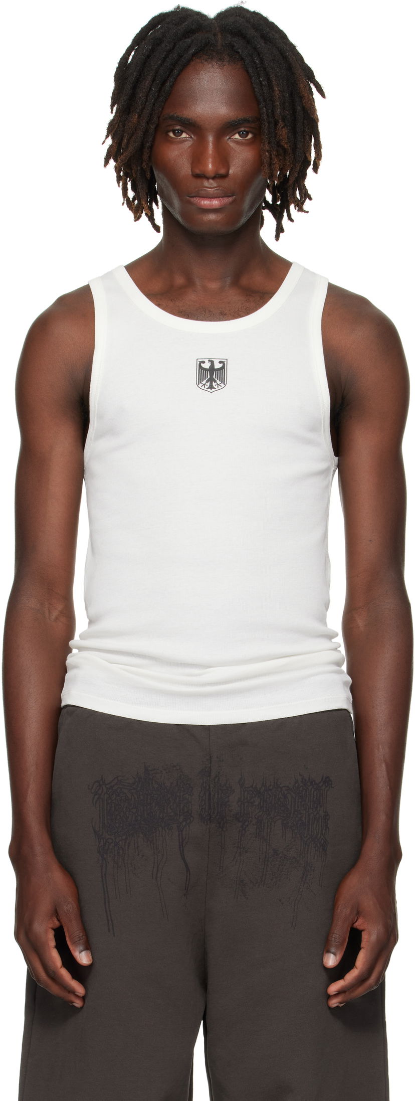 Безрукавка VETEMENTS VETEMENTS Eagle Tank Top білий | MH76TT320W