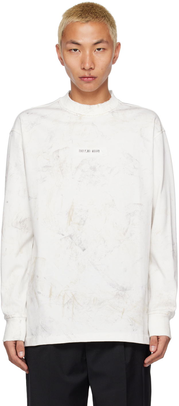 Футболка Han Kjøbenhavn Kjobenhavn Boxy Long Sleeve T-Shirt білий | M-132458
