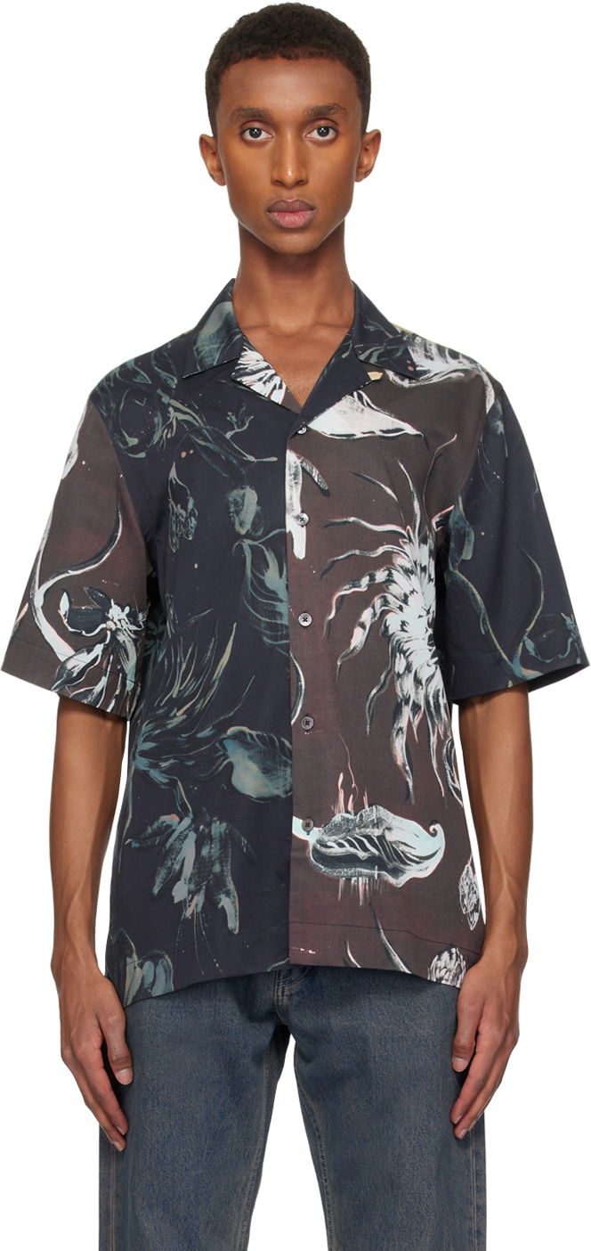 Сорочка Paul Smith Paul Smith Mixed Panel Thistleberry Print Shirt Різнокольоровий | M1R-905UM-N02517-47