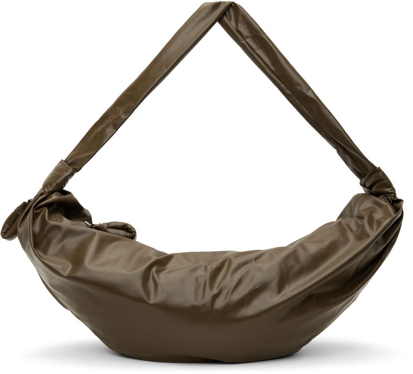 Сумочка LEMAIRE LEMAIRE Large Soft Croissant Shoulder Bag Зелений | BG0027 LL0028