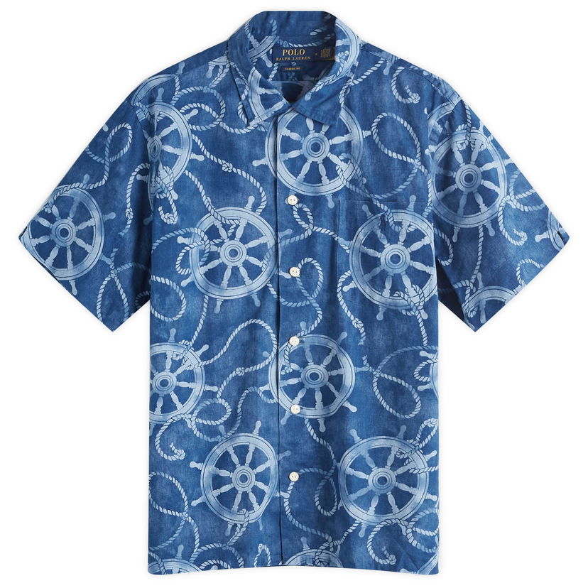 Сорочка Polo by Ralph Lauren Ships Wheel Vacation Shirt Синій | 710942683001