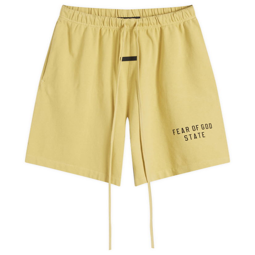 Шорти Fear of God ESSENTIALS Heavy Jersey Soccer Shorts Жовтий | 160BT244163F