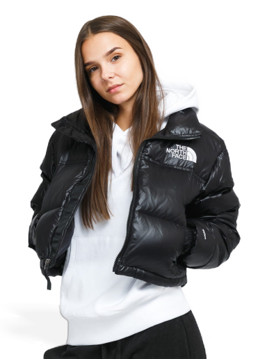 Пуховик The North Face Nuptse Short Jacket чорний | NF0A5GGEJK3