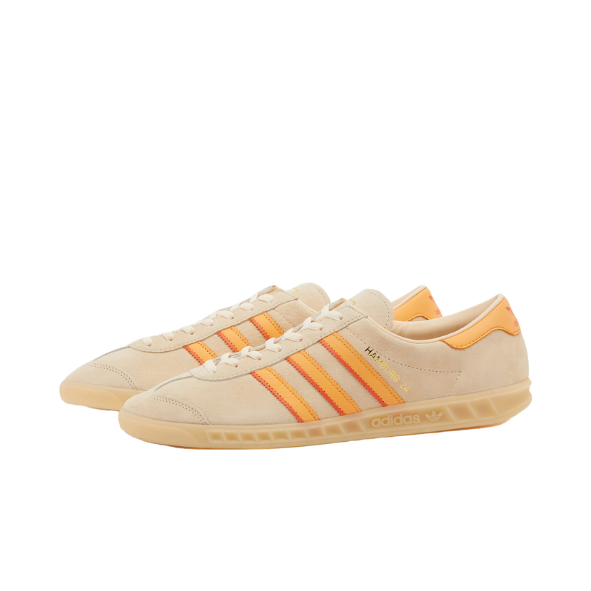 Кросівки та взуття adidas Originals Hamburg 24 Sneakers in Crystal Sand/Hazy Orange/Collegiate Orange Помаранчевий | IG2109