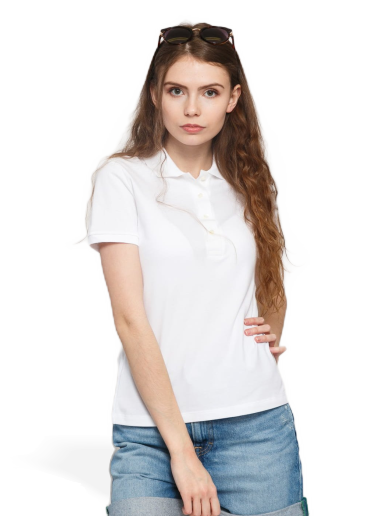 Сорочка поло Lacoste Polo T-Shirt білий | PF5462