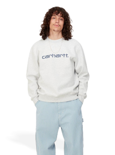 Світшоти Carhartt WIP Carhartt Sweat "Ash Heather / Liberty" Сірий | I030546_1R7_XX