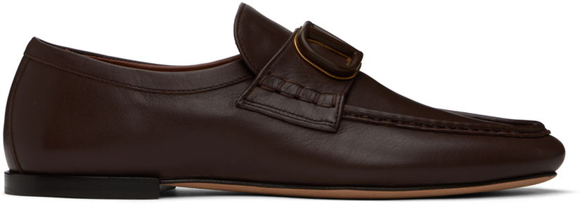Кросівки та взуття Valentino Valentino Garavani VLogo Signature Loafers Коричневий | 4Y2S0H80DQF