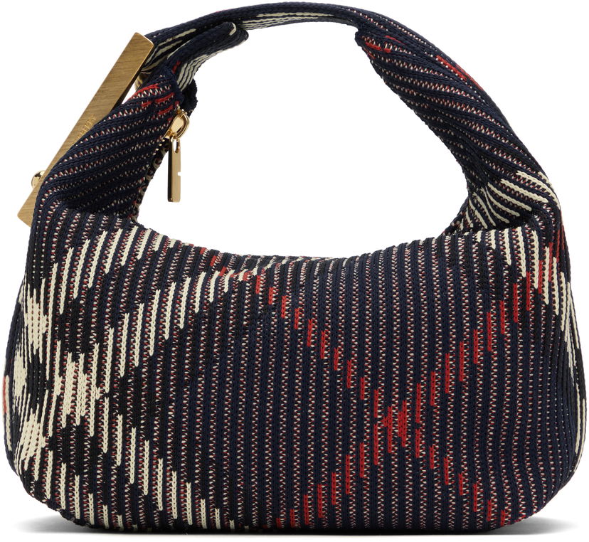 Сумочка Burberry Burberry Mini Peg Duffle Bag темно-синій | 8103824