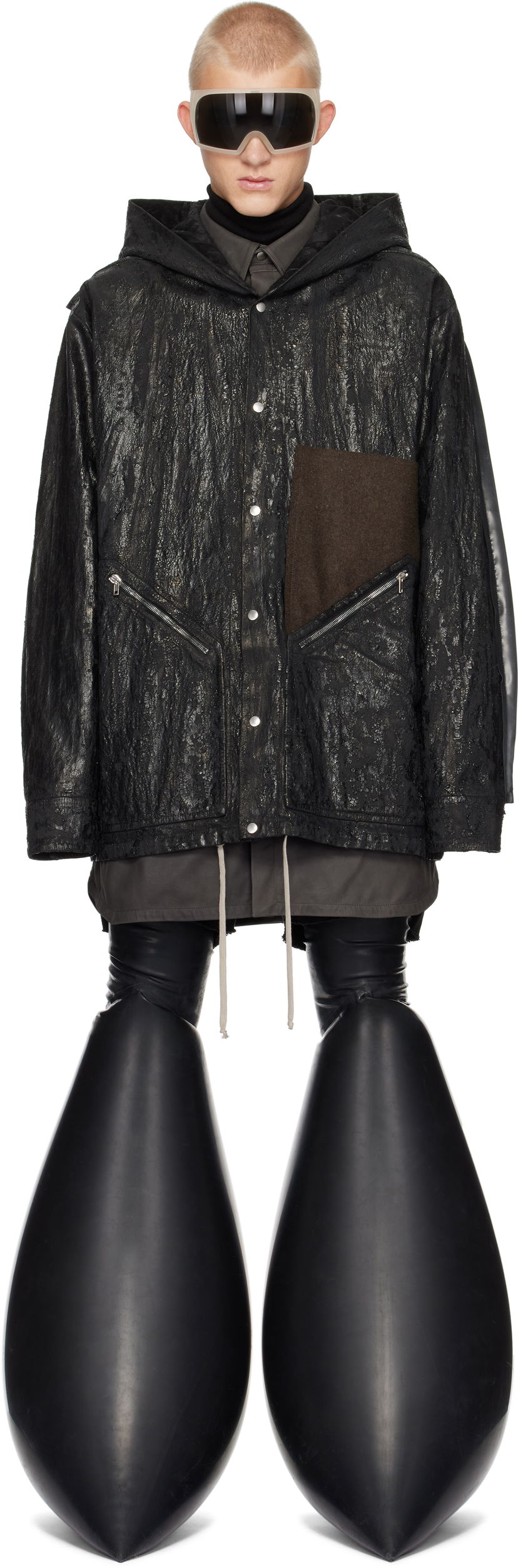 Куртка Rick Owens Denim Jacket чорний | RR02D6713 BMTWTY