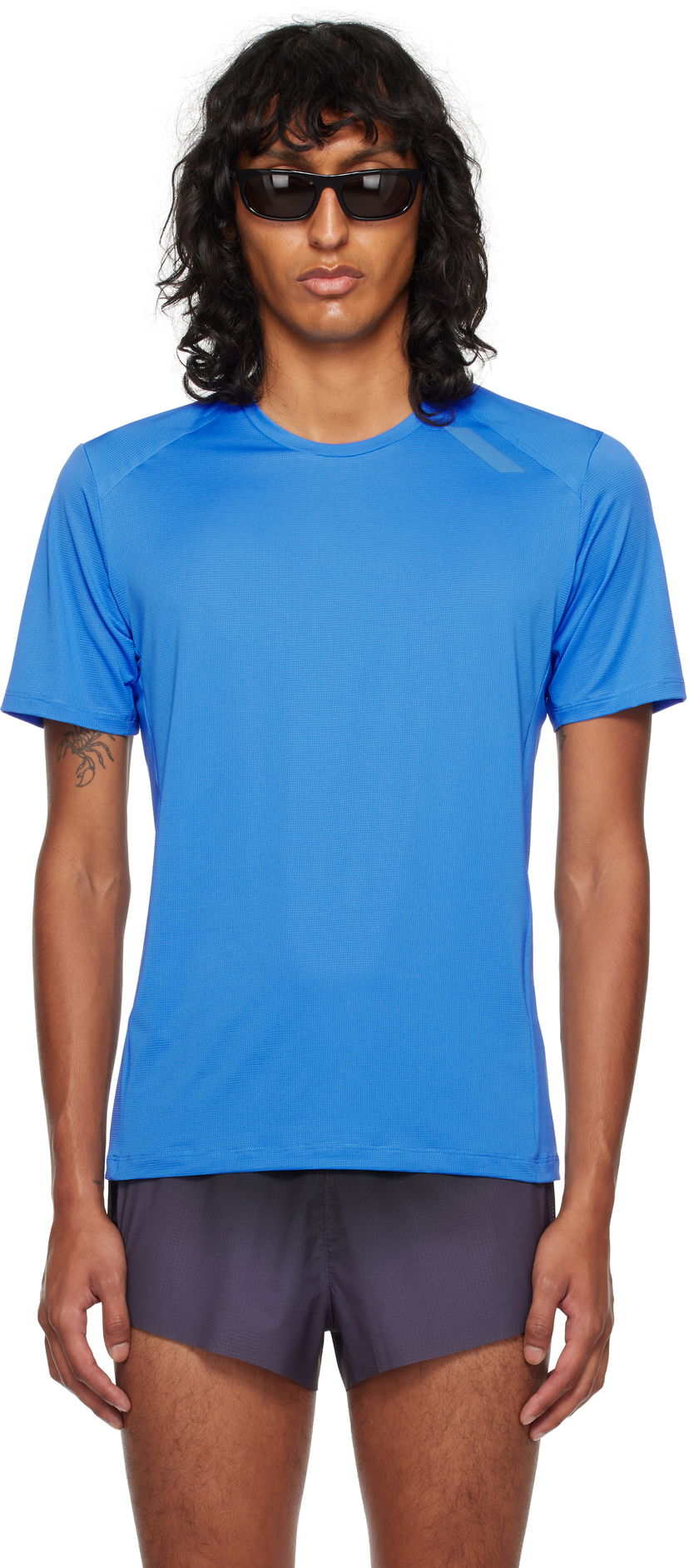 Футболка Soar Running Soar Eco Tech Running T-Shirt Синій | ST2M-PALA