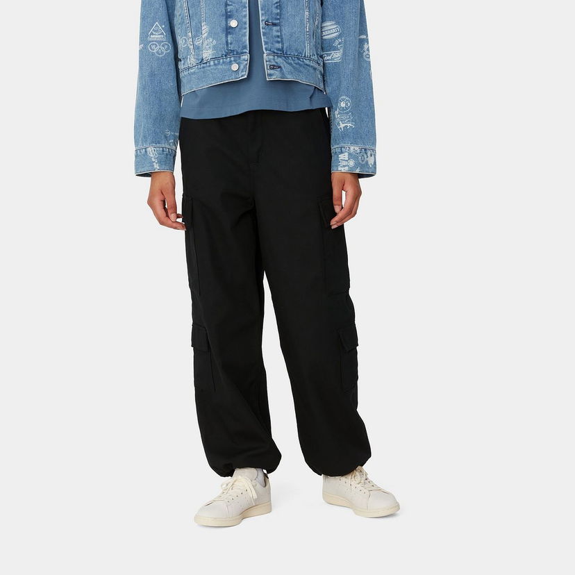Штани карго Carhartt WIP Relaxed Fit Cargo Pants чорний | I033772_9