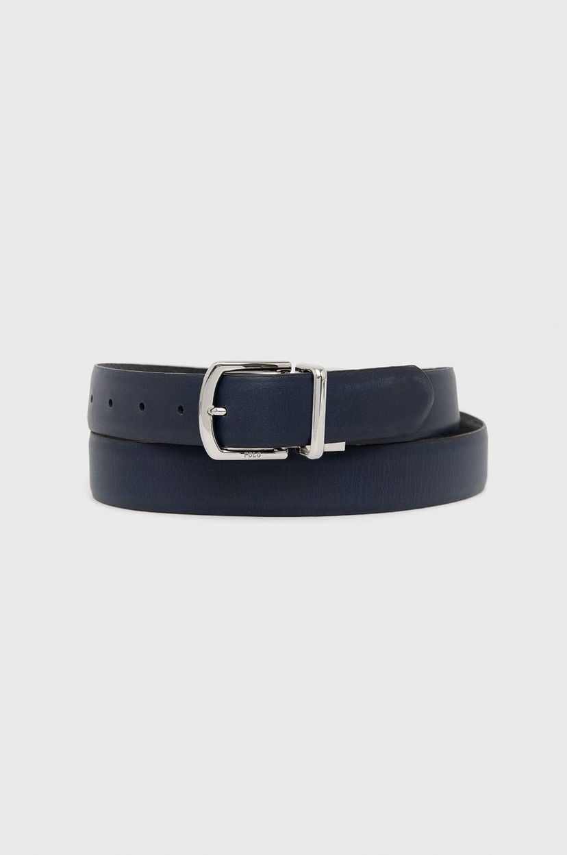 Ремені Polo by Ralph Lauren Polo Ralph Lauren Reversible Leather Belt темно-синій | 405800534001