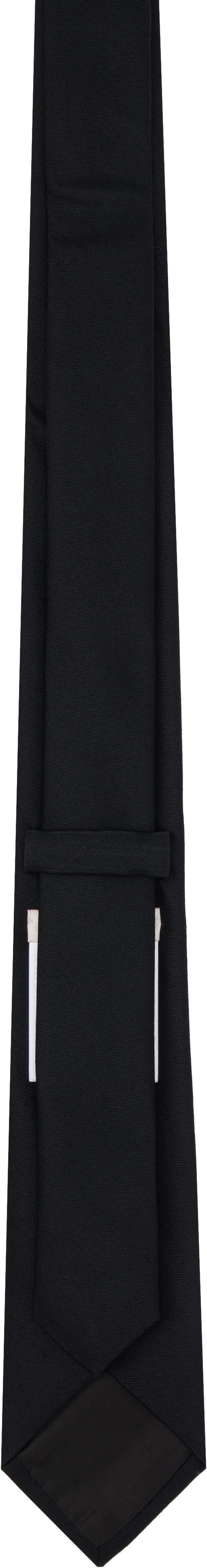 Ремені Valentino Valentino Garavani Wool & Silk Valentie Tie чорний | 6Y2EV194ZFD, 1