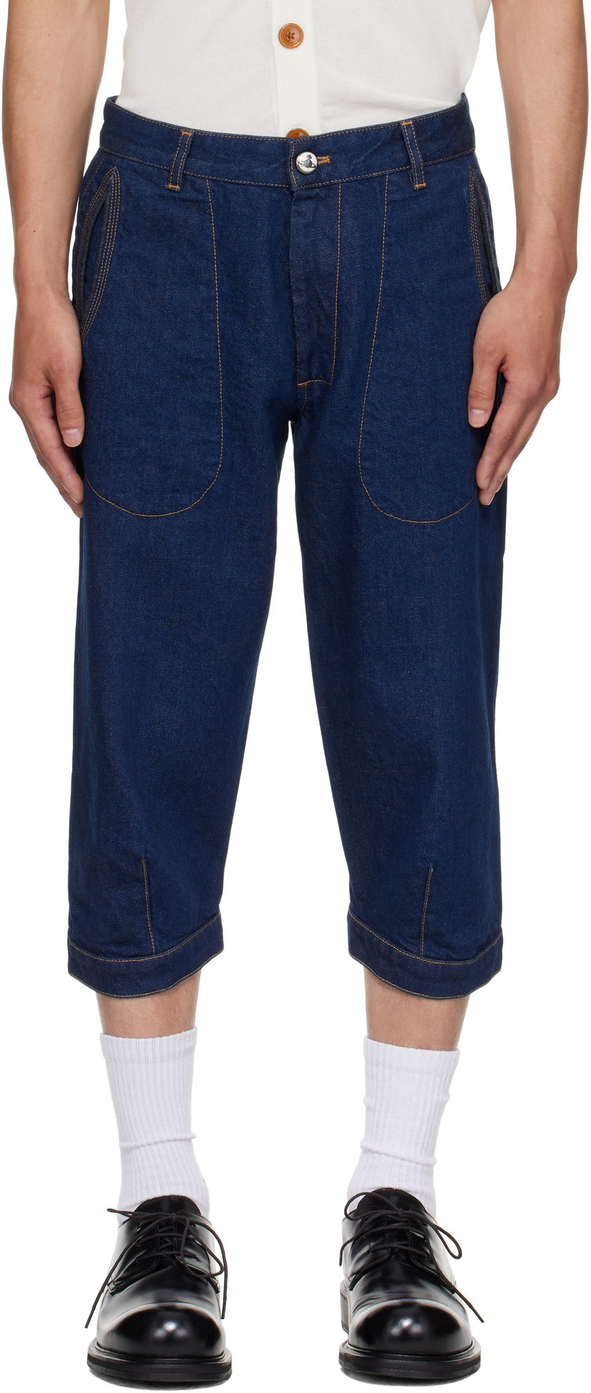 Джинси Vivienne Westwood Vivienne Westwood Casa Breeches Jeans Синій | 3902000Z-W0162-