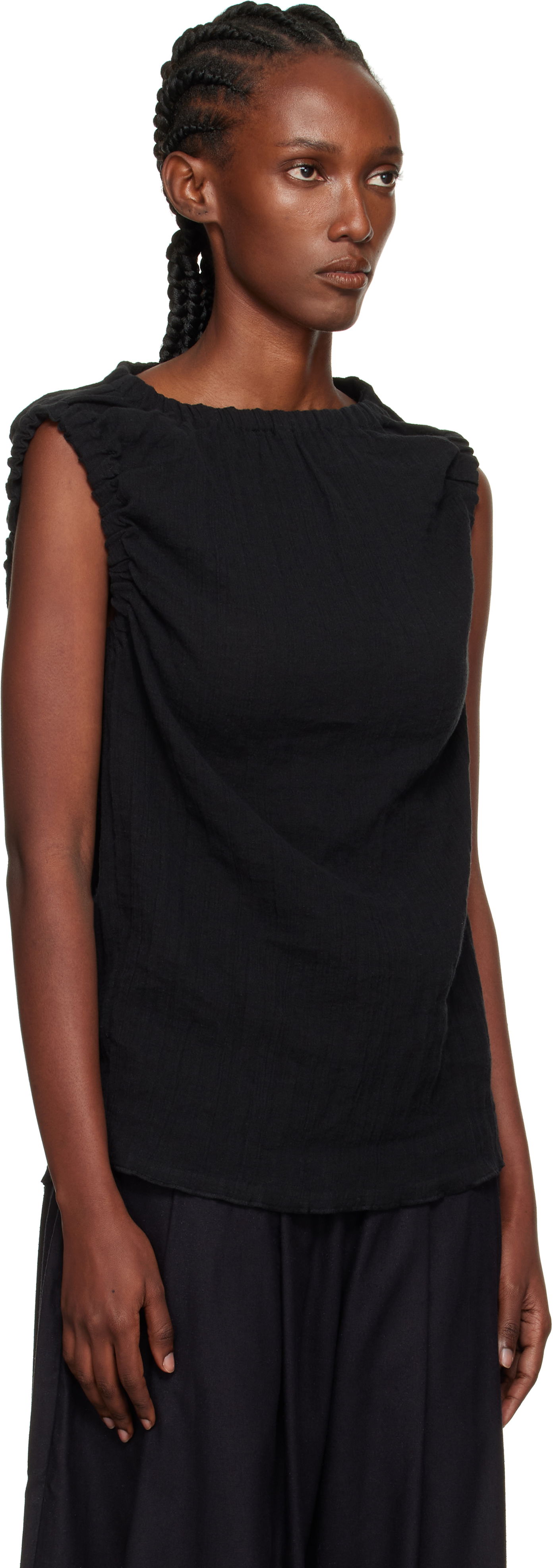 Безрукавка Baserange Baserange Mia Sleeveless Top чорний | TSMI-CL-AU25, 1
