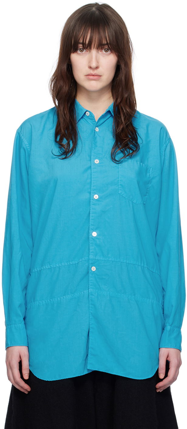 Одяг Comme des Garçons Paneled Shirt Синій | FL-B040-051