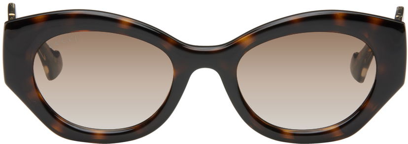 Сонцезахисні окуляри Gucci Brown Geometric Sunglasses Коричневий | GG1553S