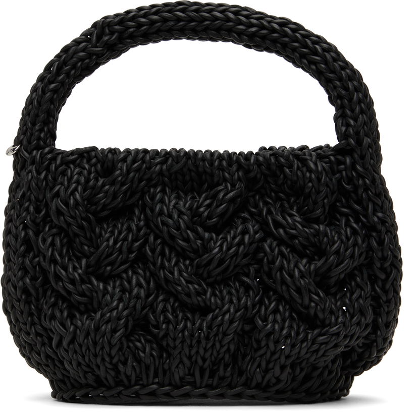 Сумочка JW Anderson JW Anderson Small Cable Knit Bag чорний | HB0712-LA0365