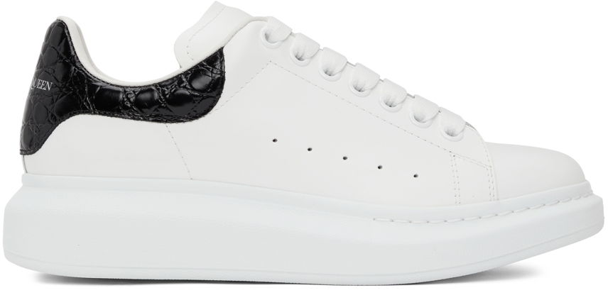 Кросівки та взуття Alexander McQueen Croc Oversized білий | 625162WHYB8, 0