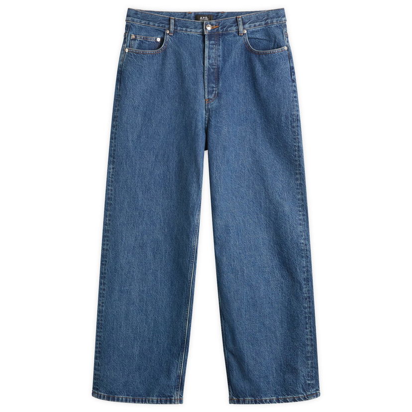 Джинси A.P.C. A.P.C. Aaron Wide Leg Jeans 30 Синій | COHJK-H09182-IAL