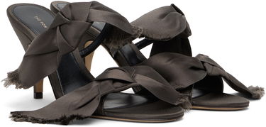Кросівки та взуття The Row Vika Knot Heeled Sandals Сірий | F1569-W326, 3
