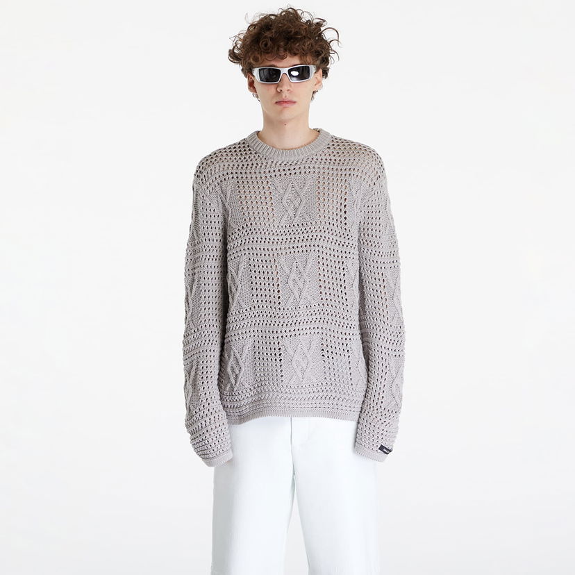Cветр DAILY PAPER Zuberi Crochet Sweater Сірий | 2411038