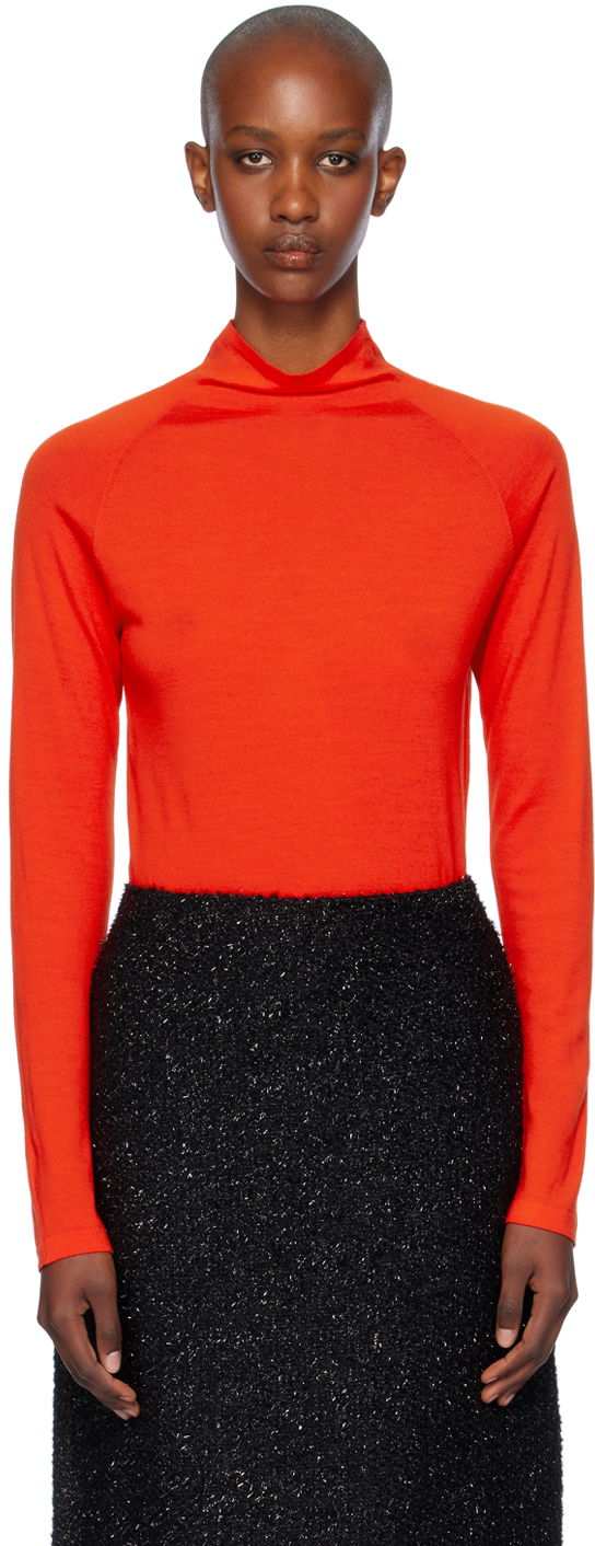 Cветр The Row The Row Honna Turtleneck Top Червоний | 8295-Y590