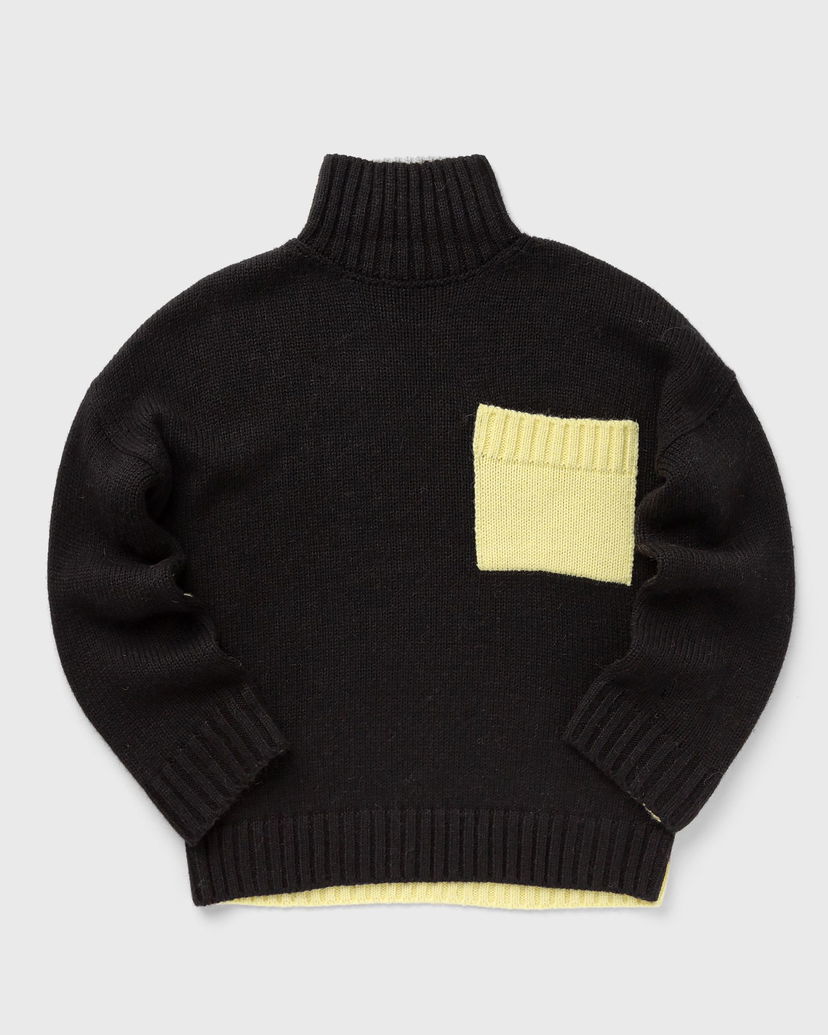 Cветр JW Anderson CONTRAST PATCH POCKET JUMPER чорний | KW0939-YN0144-973