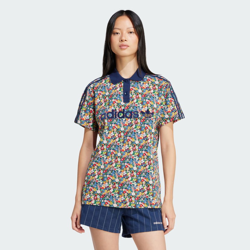 Сорочка поло adidas Originals adidas Originals x Liberty London Floral Polo Різнокольоровий | JC7786