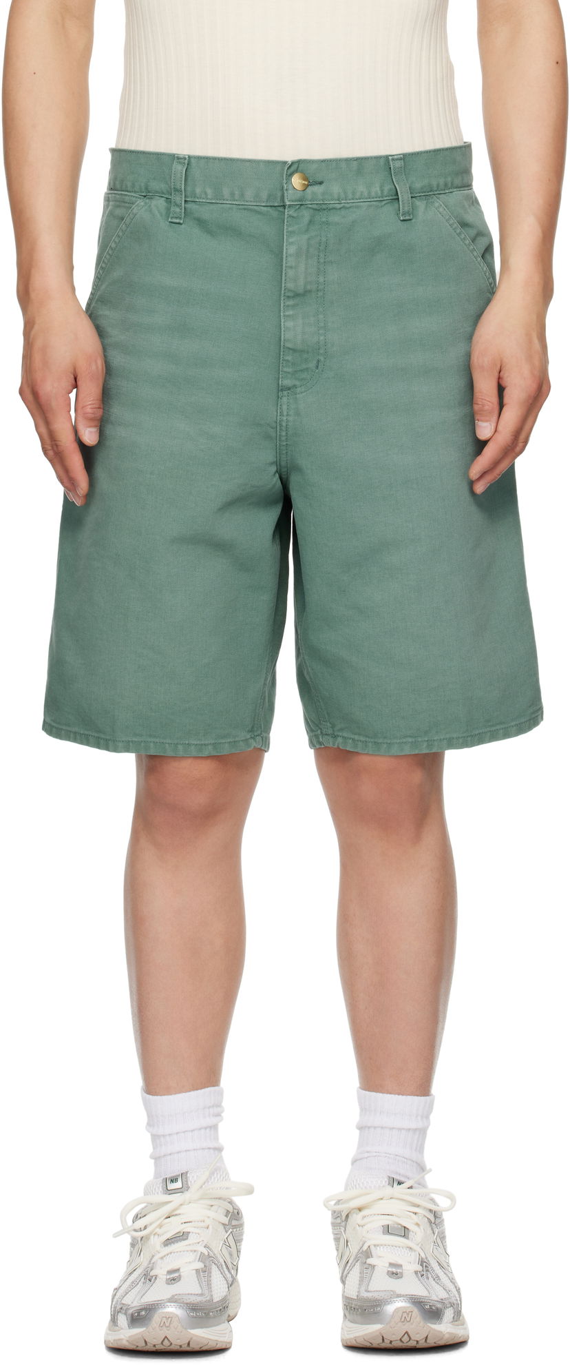 Шорти Carhartt WIP Carhartt WIP Single Knee Shorts Зелений | I034797