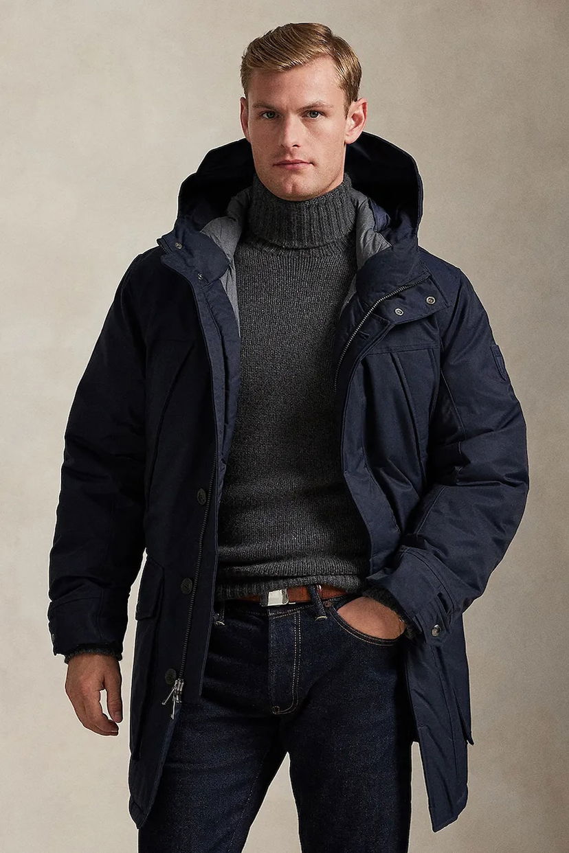 Парка Polo by Ralph Lauren Winter Hooded Down Parka темно-синій | 710968114001
