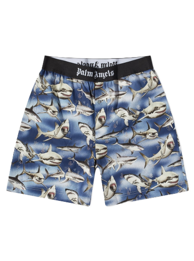 Купальники Palm Angels Shark Swim Short Синій | PMCB044S23FAB0034510