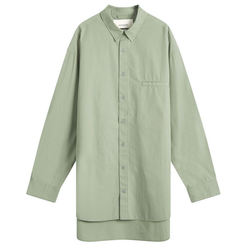 Сорочка Entire Studios Giant Shirt, Size Medium Зелений | ES2565SL