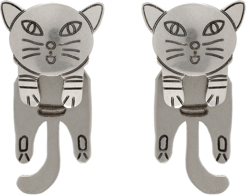 Сережки Marni Marni Cat Earrings Металік | ORMV0543A0 M2000