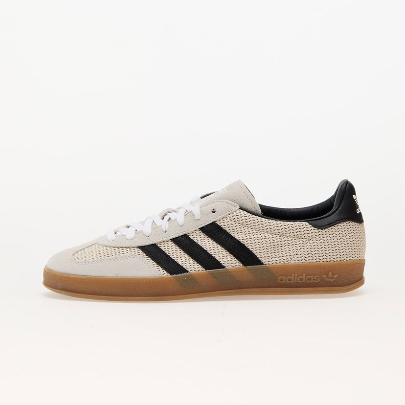 Кросівки та взуття adidas Originals Gazelle Indoor Aluminium/ Core Black/ Gum бежевий | IH4769