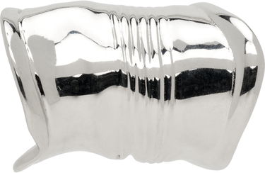 Сережки Jean Paul Gaultier Jean Paul Gaultier 'The Crushed Can' Silver-Tone Ear Cuff Металік | 25/03-W-JW016-X053-91, 0