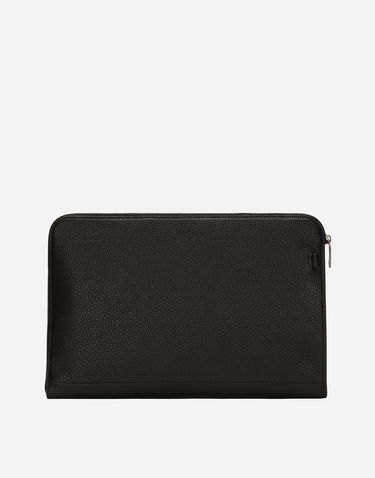 Гаманець Dolce & Gabbana Large Deerskin Clutch чорний | BM2337A803480999, 3