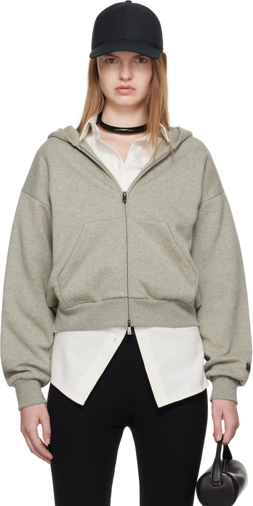 Світшоти Fear of God ESSENTIALS Classic Fit Zip-Up Hoodie Сірий | 192SP255095FW