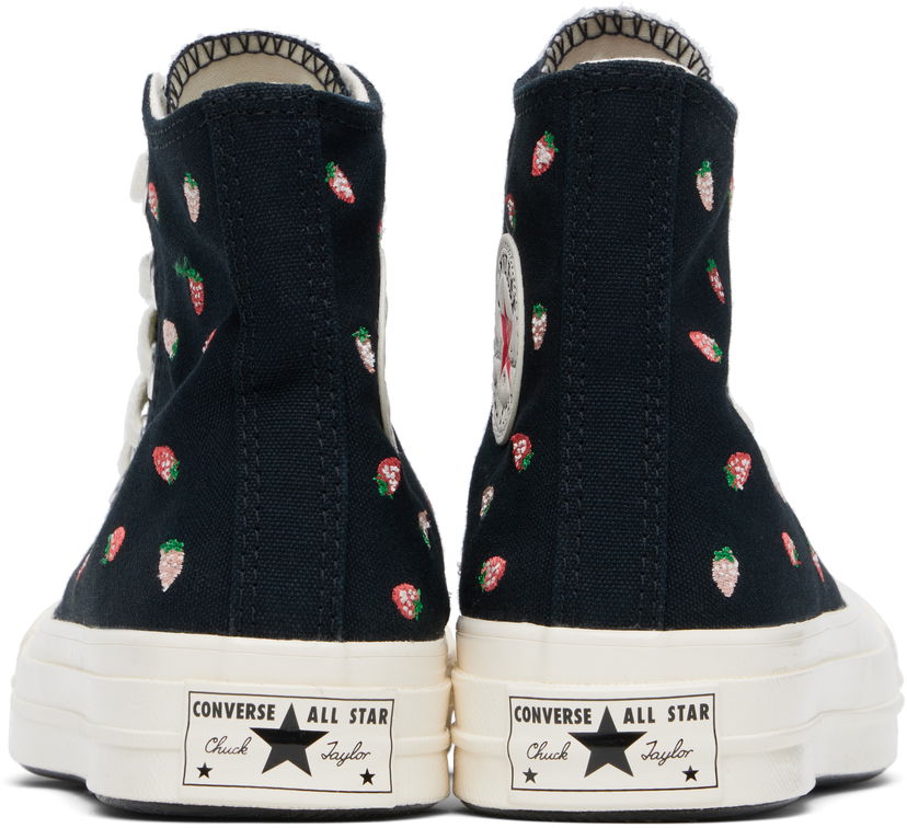 Кросівки та взуття Converse Chuck 70 Embroidered Strawberries чорний | A14944C