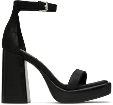 плаття rag & bone rag & bone Matrix Heeled Suede Sandals чорний | WFF22HF019MX19, 0